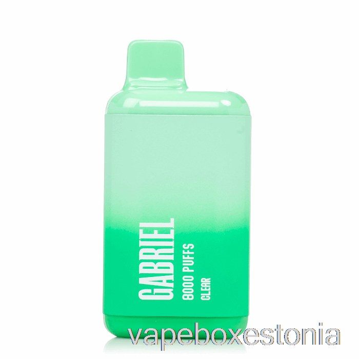 Vape Box Estonia Uwell Gabriel Bf8000 ühekordne Läbipaistev